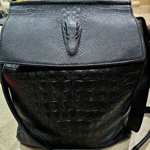 CROCODILE BAG, CROCODILE Handbag, Alligator Backpack